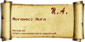 Moravecz Aura névjegykártya